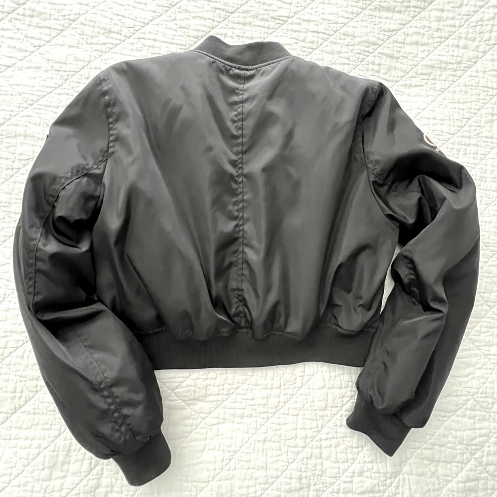 Stylish Bomber Jacket with Gold Finishes - Picture 2 of 12